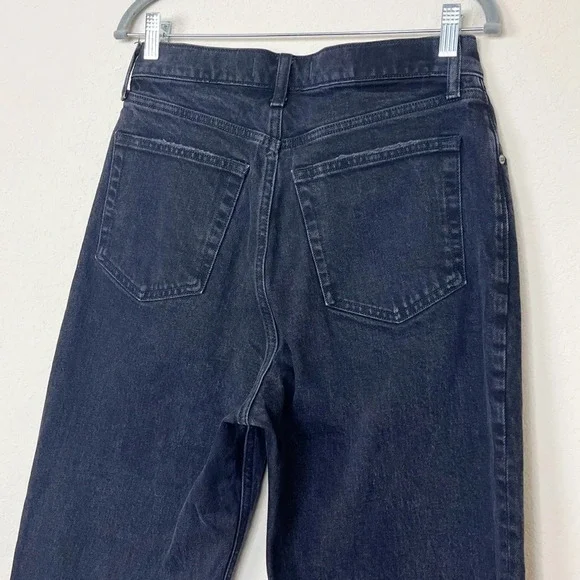 Abercrombie‎ and Fitch Criss Cross High RiseDad Jeans in Black